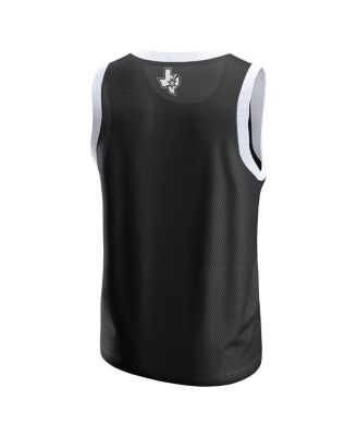 Men's Black San Antonio Spurs Mesh Tank Top
