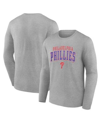 Fanatics - Men's No Color Philadelphia Phillies Iconic Tricode Long Sleeve T-Shirt