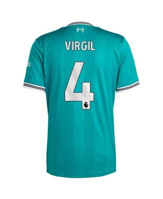 Men's Virgil van Dijk Green Liverpool 2025/26 Third Replica Player Jersey