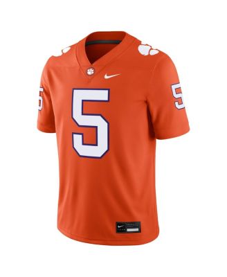 Men's T-shirt Higgins Orange Clemson Tigers Player Game Jersey