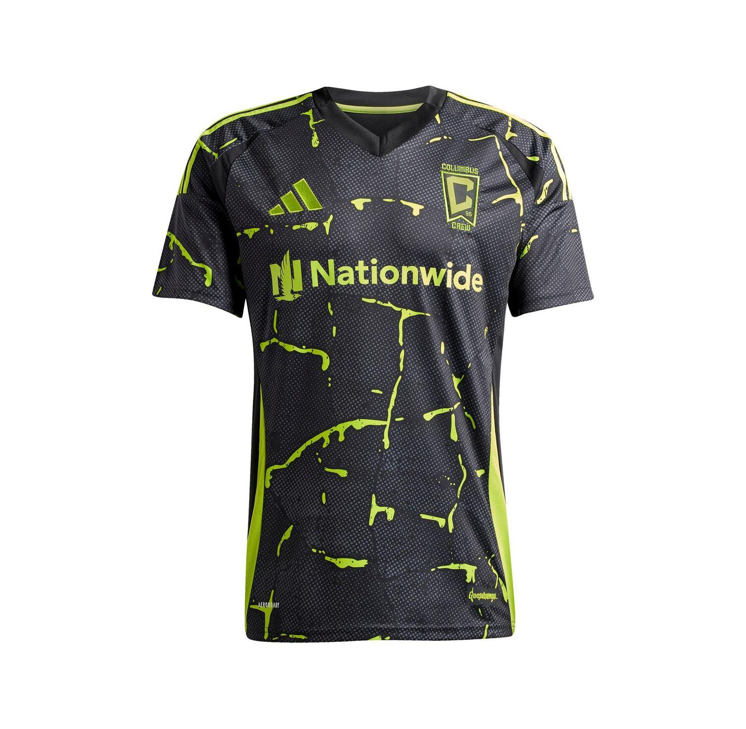 Men's Sean Zawadzki Black Columbus Crew 2025 The Goosebumps Kit Replica Player Jersey