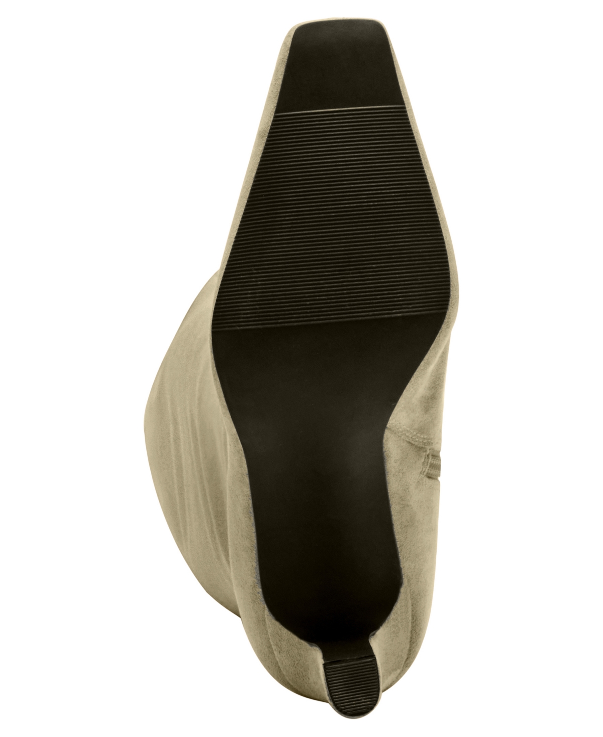 Madden Girl Women's Voyage Knee High Square Toe Dress Boots In Gray