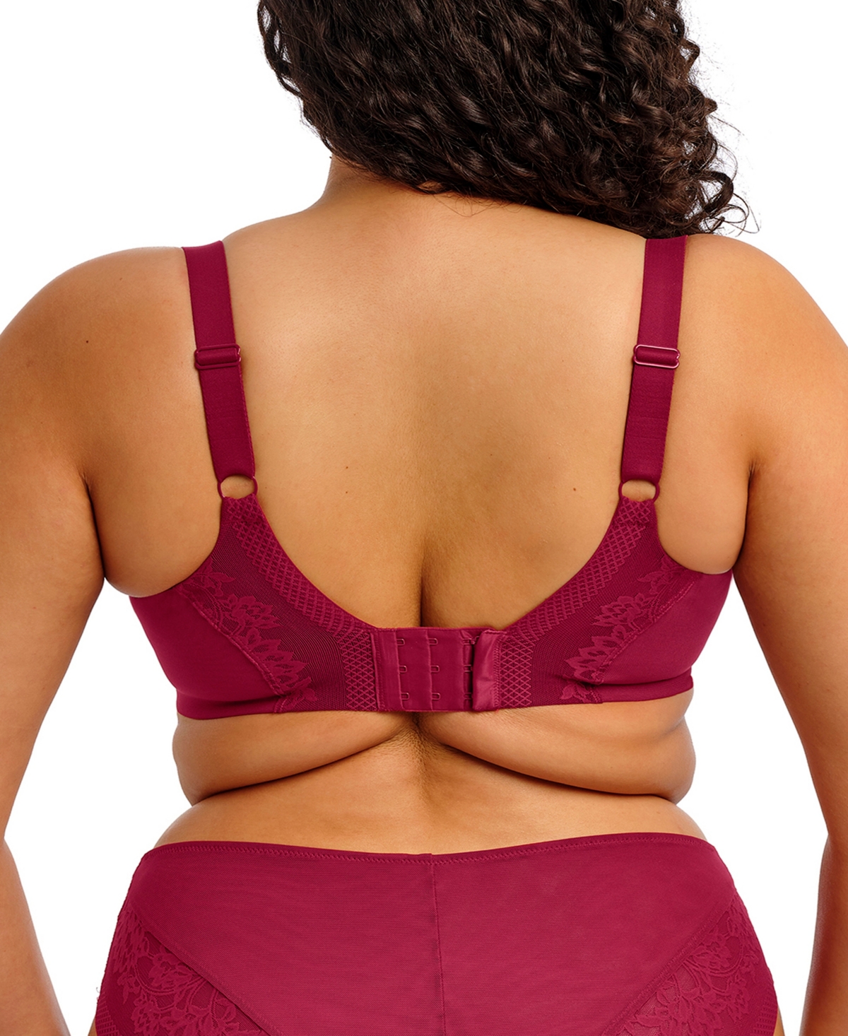 Elomi Women's Nerina Full-figure Underwire Plunge Bra El302734 In Brown