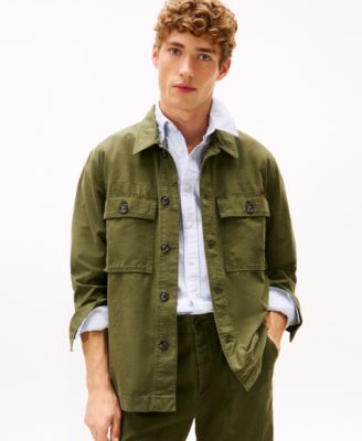 Tommy Hilfiger - Men's Utility Collar Shirt Jacket