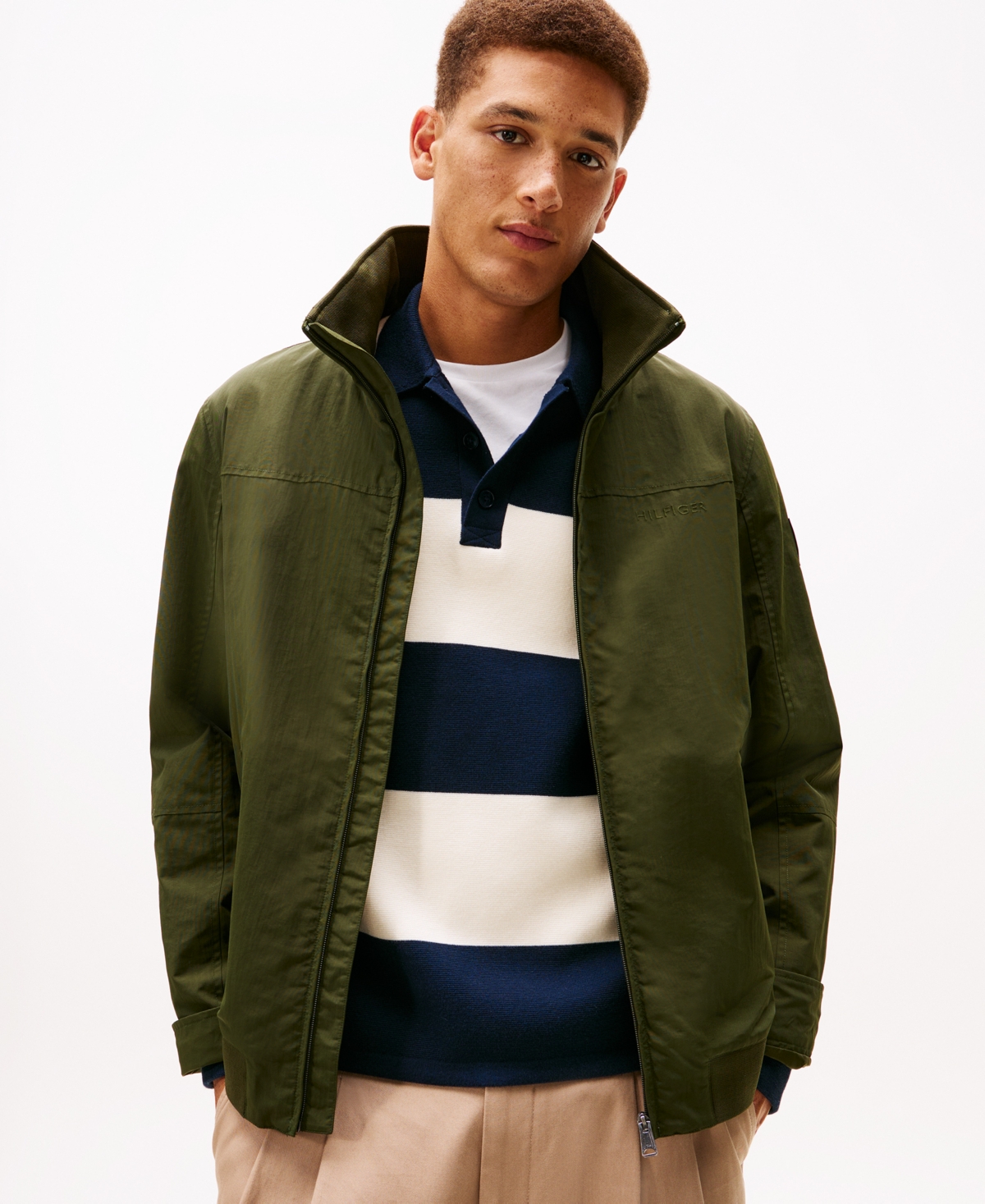 Tommy Hilfiger Men's Regatta Water Resistant Jacket