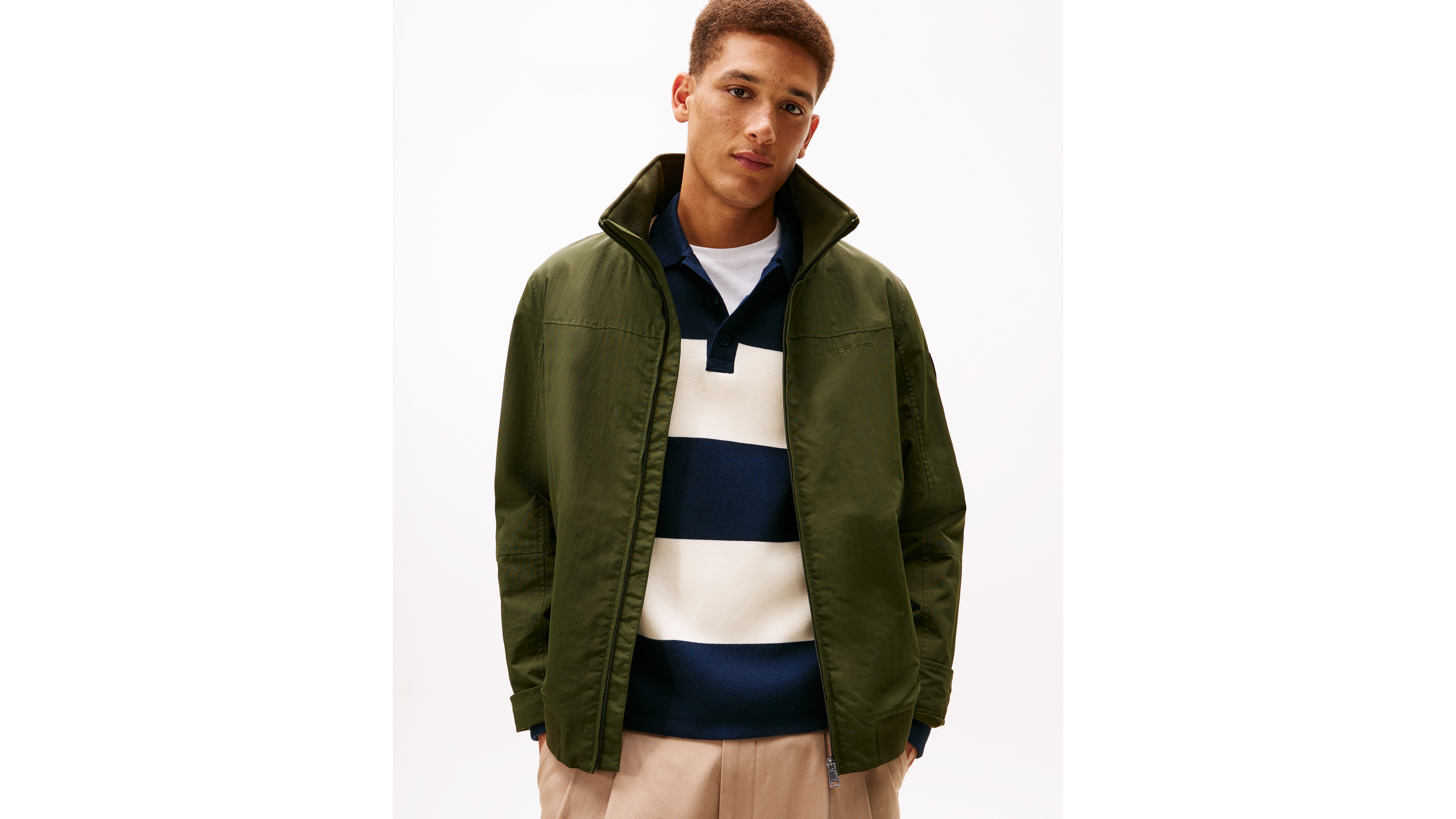 Tommy Hilfiger Men's Regatta Water Resistant Jacket