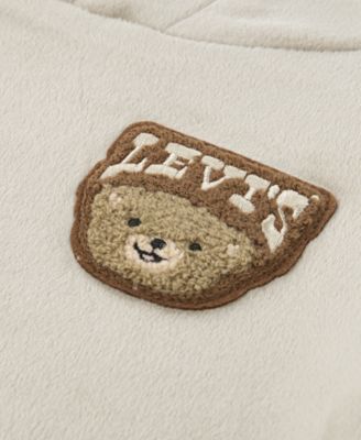 Baby Girls' Minky Sherpa Hoodie and Jogger Pant, 2-Piece Set