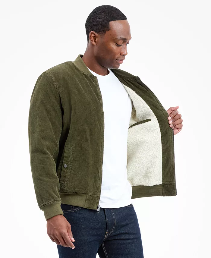 Men's Corduroy Bomber Jacket - thumbnail 9