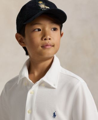 Big Boys Featherweight Cotton Mesh Shirt