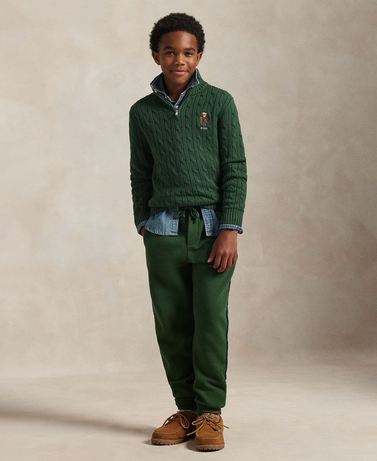 Polo Ralph Lauren Boys 8-20 Drawstring Waistband Joggers