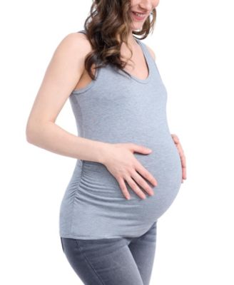 Maternity Scoop Neck Side-Ruched Tank Top - 2 Pack - Motherhood