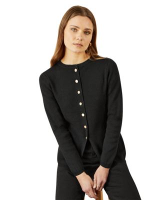 Women's Chic Peplum Button Up Cardigan