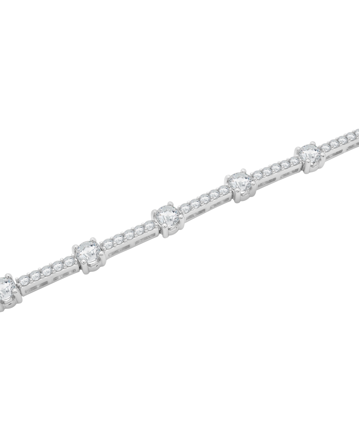 Wrapped In Love Diamond Bracelet (3 Ct. T.w.) In 14k White Gold, Macy's Exclusive In Gold