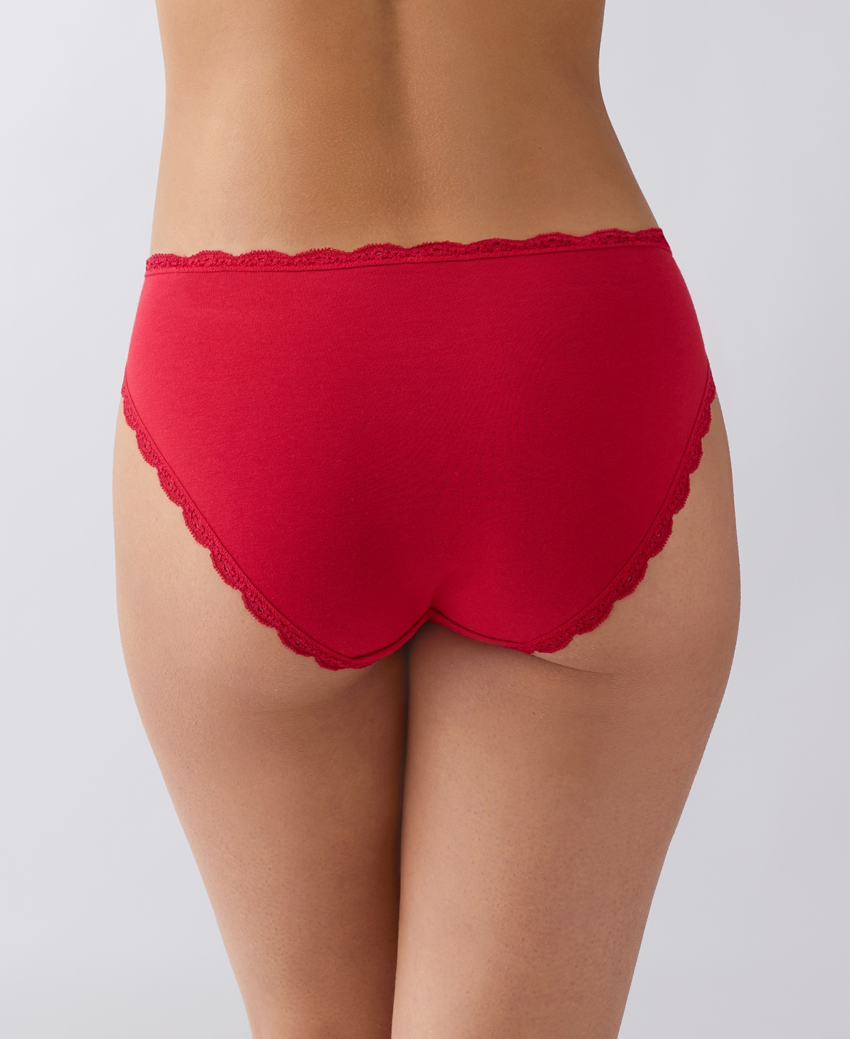 B.tempt'd By Wacoal Women's Inspired Eyelet High-leg Underwear 971219 In Red