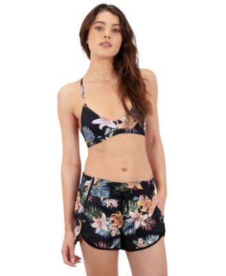 Women's Lily Lux Aquas Printed High Rise Boardshort