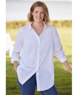 Plus Size Perfect Long Sleeve Shirt