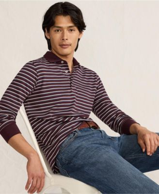 Men's Long Sleeve Cotton Supima Polo Shirt