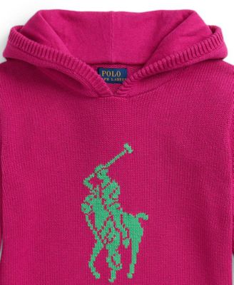 Girls' 7-16 Big Pony Hooded Sweater