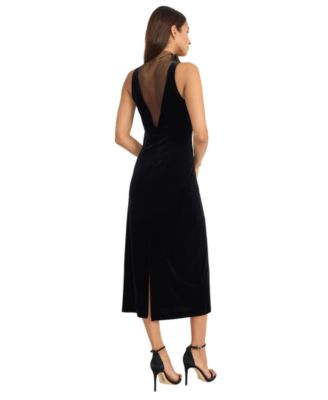 Women's Mock Neck Midi Dress