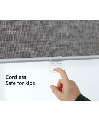 Roller Window Blinds & Shades, Cordless Roller Blinds for Windows, 100% Blackout Window Blinds for Home, 32" W X 64" H, Linen