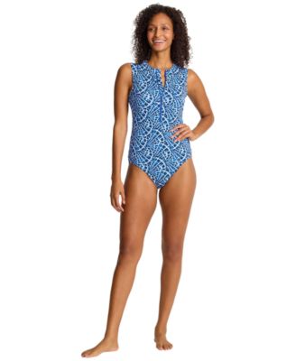Tommy Bahama - Women's Shell Cove High Neck One Piece Swimsuit