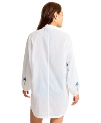 Women's Palm Button Front Shirt