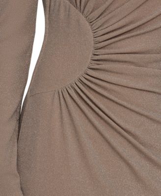 Women's Waist Shirred Sheath Dress