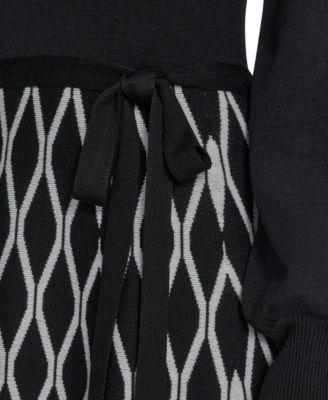 Women's Fit and Flare Midi Sweater Dress