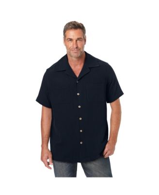 Big & Tall Gauze Camp Shirt