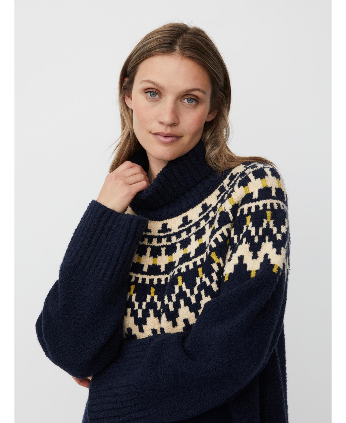 Masai Copenhagen Women's Long Sleeve High Neck Knit Sweater