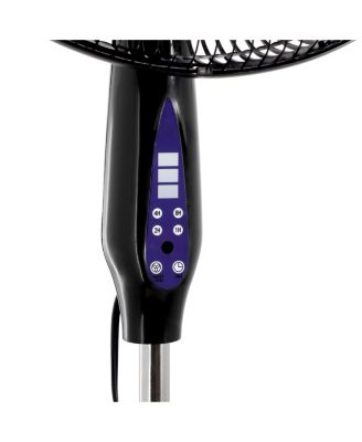 16 Inch 3 Speed Oscillating Stand Fan with Remote Control
