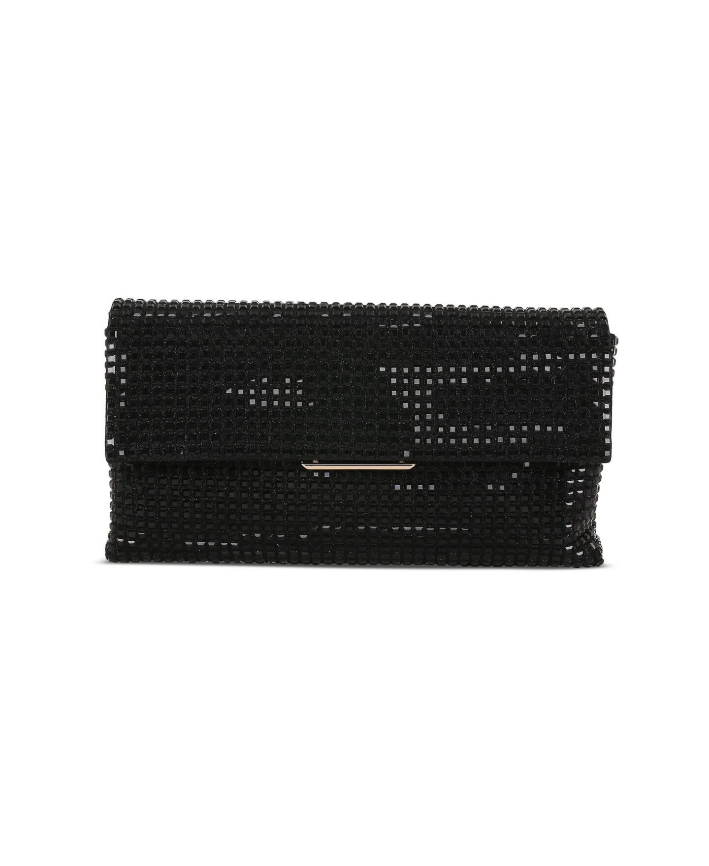 Женский клатч Jewel Badgley Mischka Jayden Fully Crystal Mini Envelope Clutch, цвет: Чёрный — фото 1