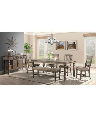 46"" Backless Bench w/Cushion in Roasted Oak