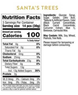 Santa Claus Holiday Trees Candy Kit, 3-Pc.