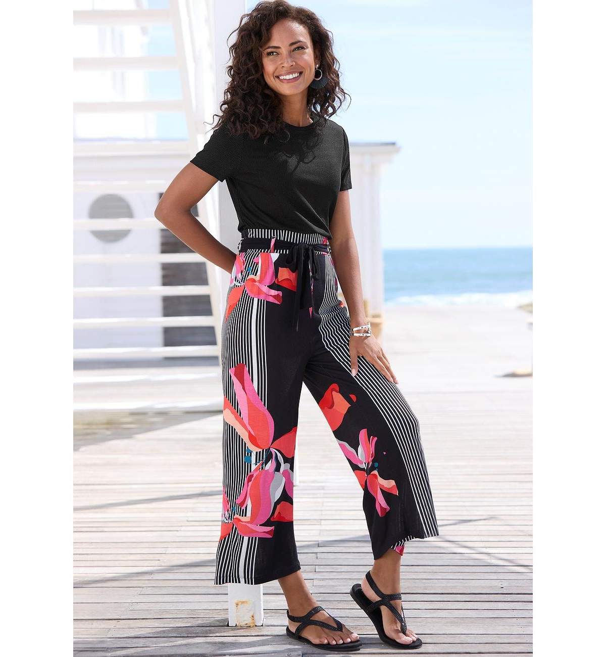 Lascana Women's Printed Culottes