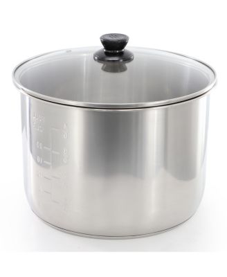 12 Quart Steel Digital Pressure Cooker with Stainless Steel Pot