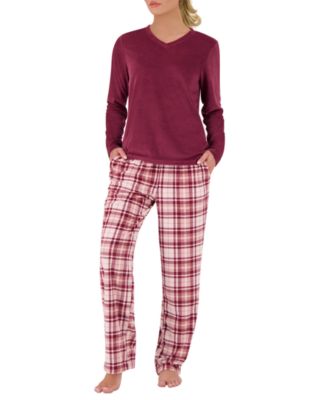 2-Piece Women's Mira Microplush Pajama Set