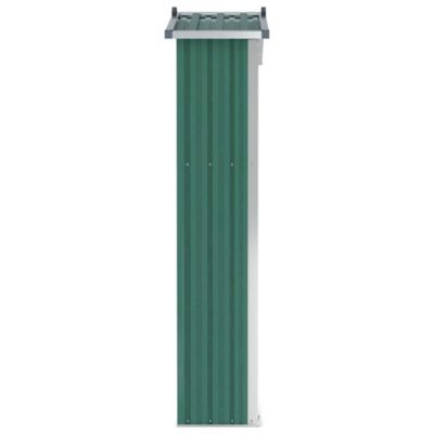 Garden Shed Green Galvanized steel, plastic Standard Garden Shed