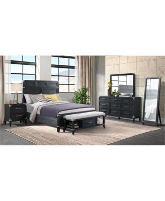 Dresser Mirror in Weathered Steel