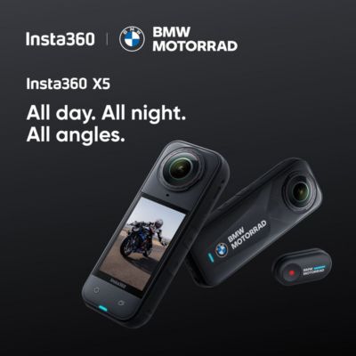 X5 8K 360 BMW Motorrad Edition Action Camera, Black
