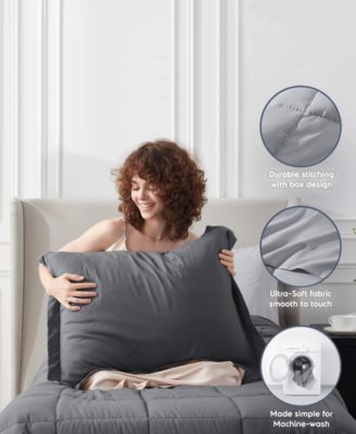 Nestl Luxury Soft Reversible 5-Pc. Comforter Set, Twin