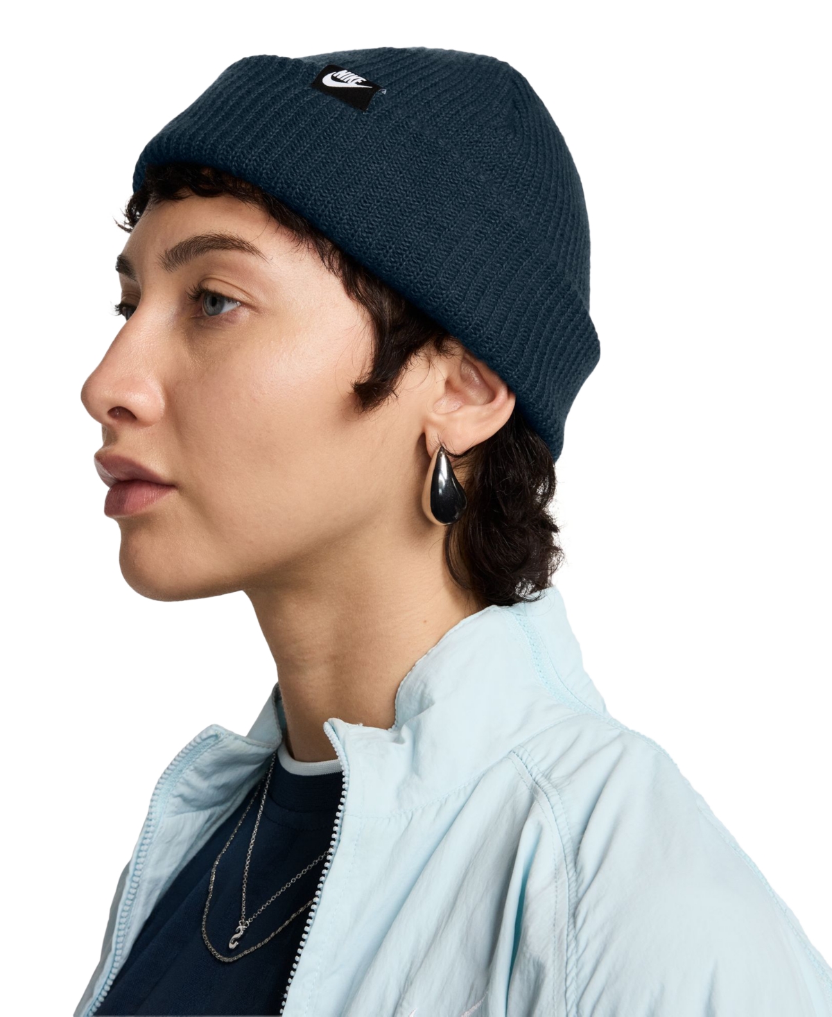 Nike Men's Gray Futura Terra Cuffed Knit Hat