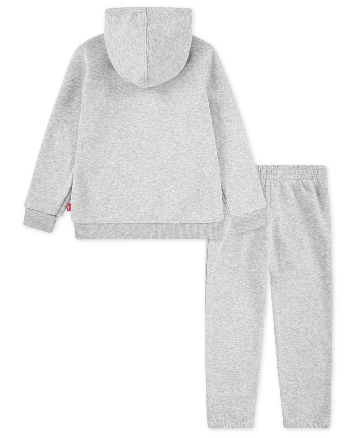 Levi's Boys 4-7 2 Piece Multi Hit Long Sleeves Hoodie And Joggers Set In Gray