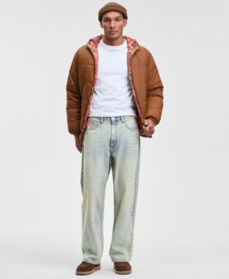Mode of One - Men's Glass Blue Baggy Jeans