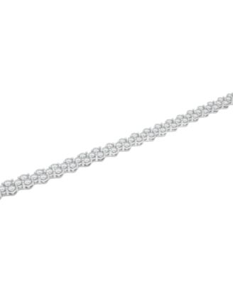 Diamond Tennis Bracelet (2 ct. t.w.) in 10k White Gold, Macy's Exclusive
