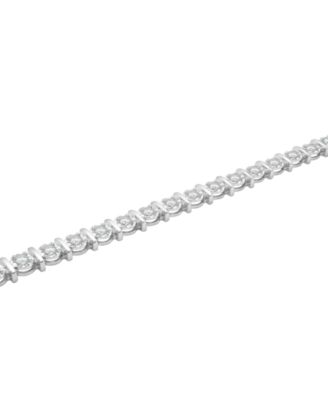 Diamond Tennis Bracelet (2 ct. t.w.) in Sterling Silver, Macy's Exclusive