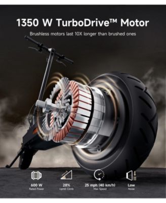 ST3 Pro Electric Scooter w/46.6 miles Max Operating Range & 24.9 mph Max Speed