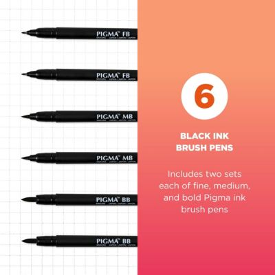 Pigma Professional Archival Ink Brush Pens