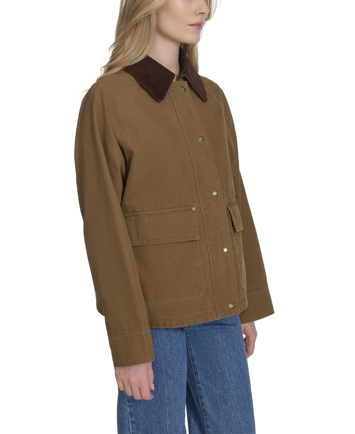 Levi's Women's Regular Short Cotton Barn Jacket In Brown