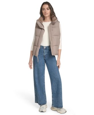 Women's Stand Collar Puffer Vest